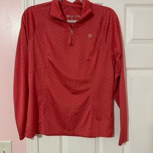 Pink long sleeve Ariat blouse